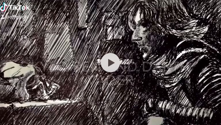 Star Wars Sketchbook : A Timelapse sketch of Kylo Ren - Part one