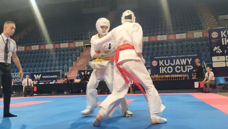 Karate kyokushin kumite