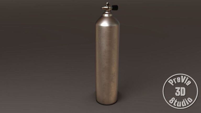 Diving cylinder 3D