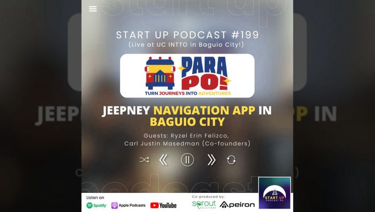 Start Up #199 (LIVE): Para Po - Jeepney Navigation App in Baguio City