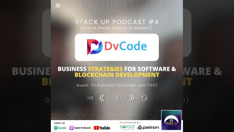 Stack Up #4 (LIVE): DvCode Technologies - Business Strategies for Software & Blockchain Development