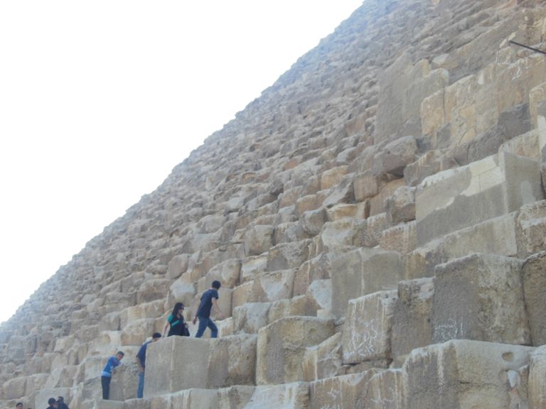 2 Climbing up the pyramid.JPG