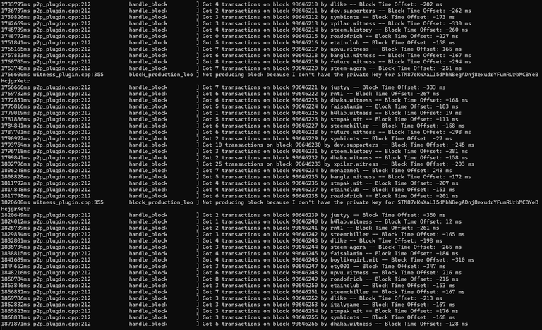 Backup Node Configuration