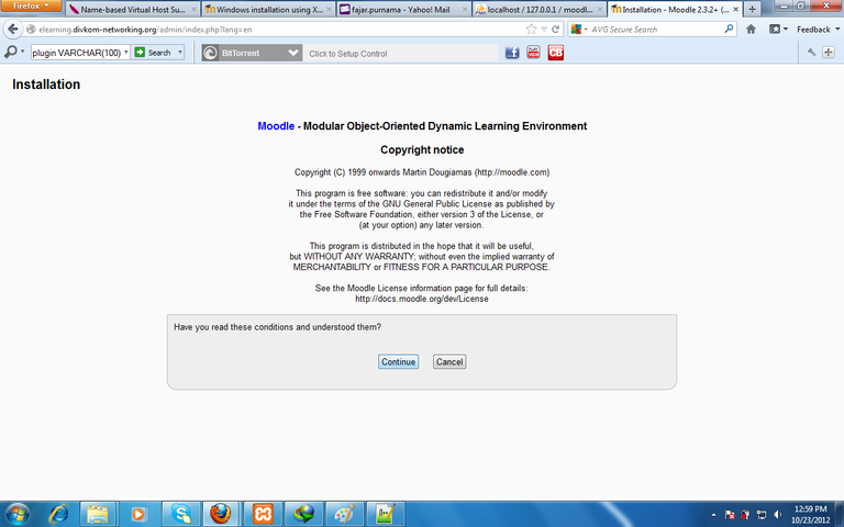Figure 9. moodle installation copyright notice.png