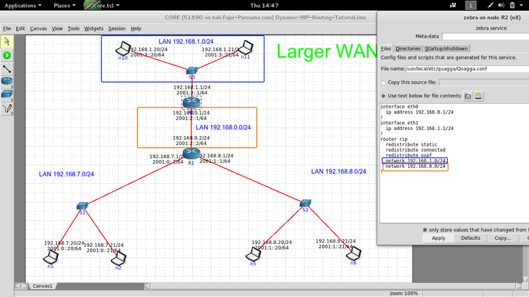 Figure 3.9 RIP configuration on R2.png