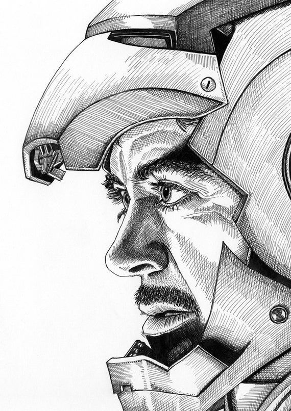 Iron Man Portrait Print.jfif