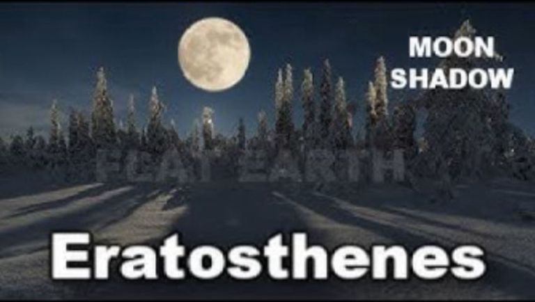 Moonlight Disproves Eratosthenes' Shadow Experiment, since it Casts the Same Shadows as the Sun