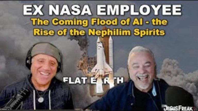 Jesus Freak Computer Geek - The Coming Flood of AI  the Rise of the Nephilim Spirits FLAT EARTH DAVE