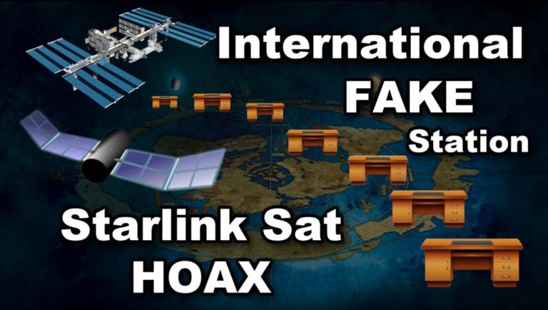 SPACEX STARLINK SATELLITES DEBUNK NASA’S ISS HOAX   FLAT EARTH 💣💣💣