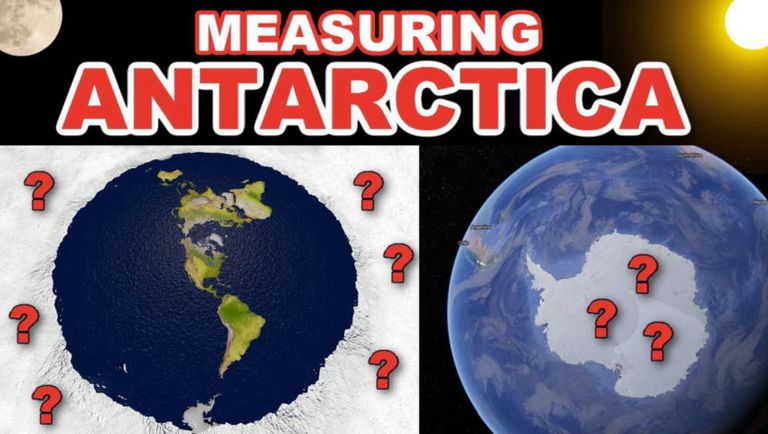 Measuring ANTARCTICA on a Flat Earth