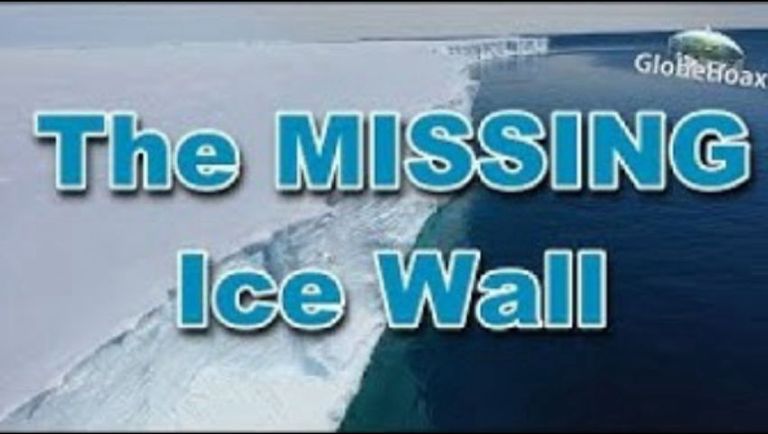 Is there an ice wall surrounding Antarctica?