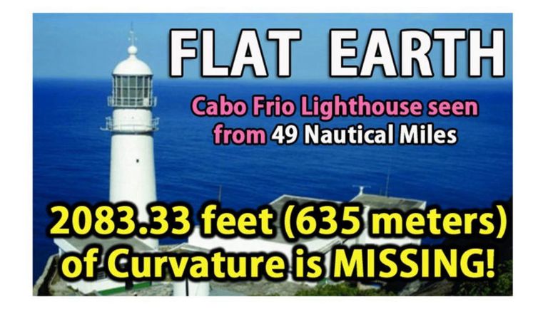 Lighthouse seen from a distance of 56 miles proves Earth is Not a Globe!   -  FLAT EARTH