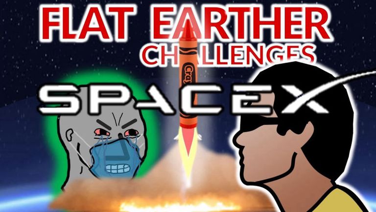 FLAT EARTHER CHALLENGES SPACE X TO PROVE WE LIVE ON A ROTATING BALL EARTH BY DOING THIS...