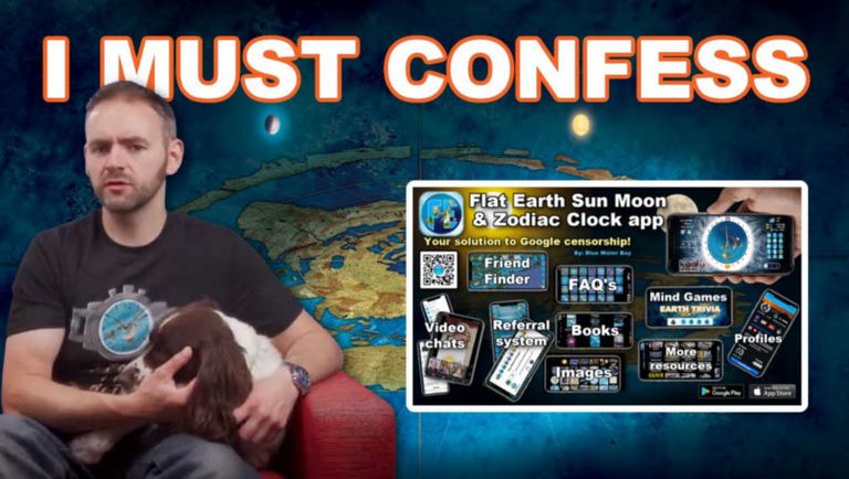 Mc Douchebag Dave -  Flat Earth is a GLOBE - wink wink