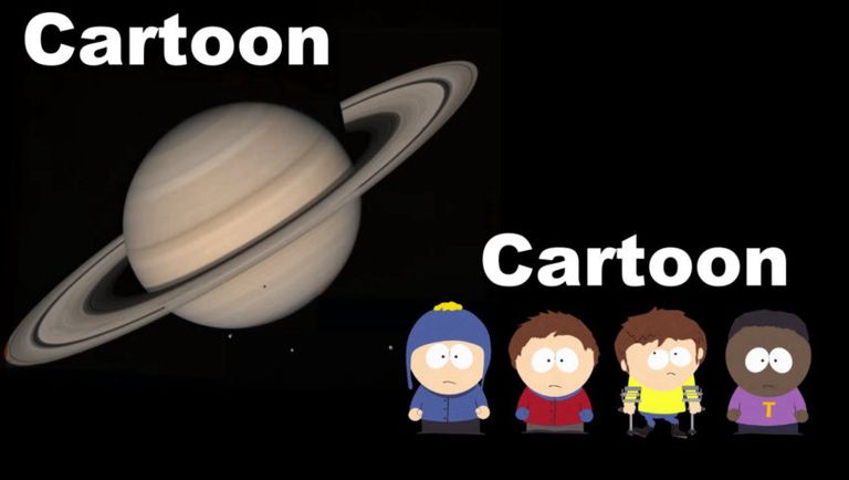 Saturn is a fun cartoon