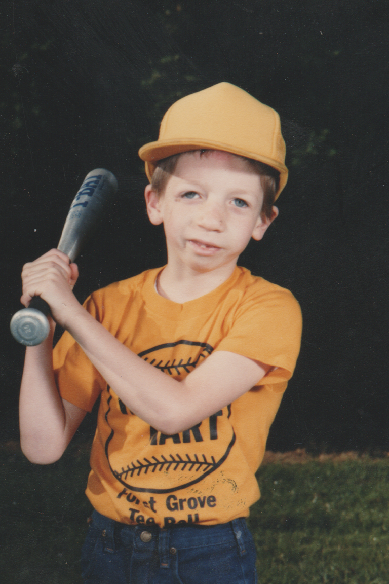 1989-04 - T-ball Baseball - Rick Arnold, age 7, playing sports-4.png