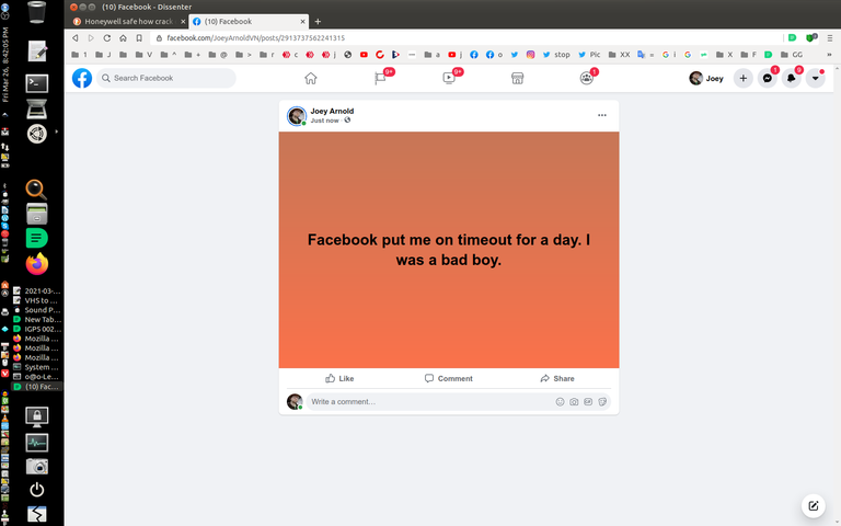 Screenshot at 2021-03-26 20:42:05 Facebook put me on timeout for a day. I was a bad boy.png
