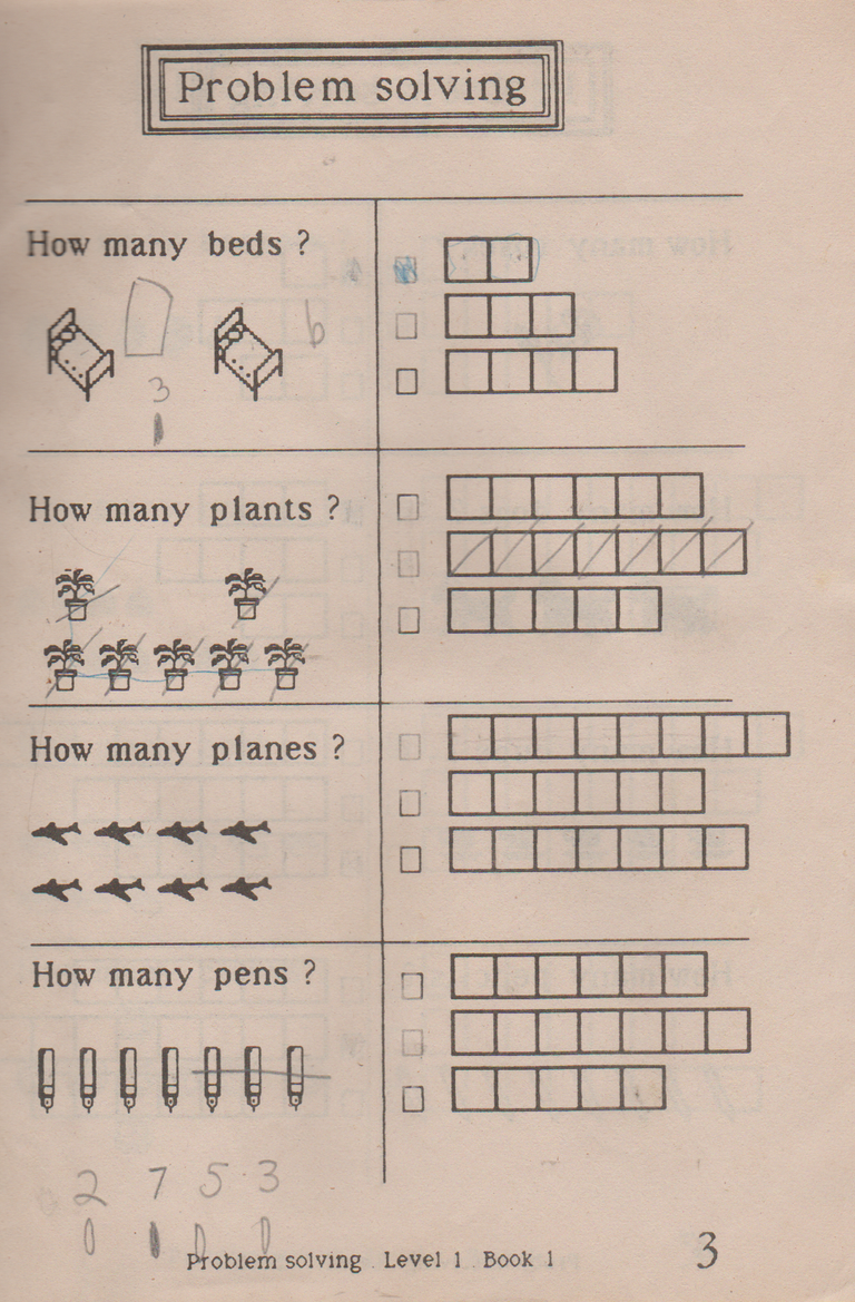 1992-09-29 - Tuesday - Joey Math - Mortensen Mathematics Book - Addition - Level 1, Book 1 - some of the 20+pages were scanned - Problem Solving-4.png