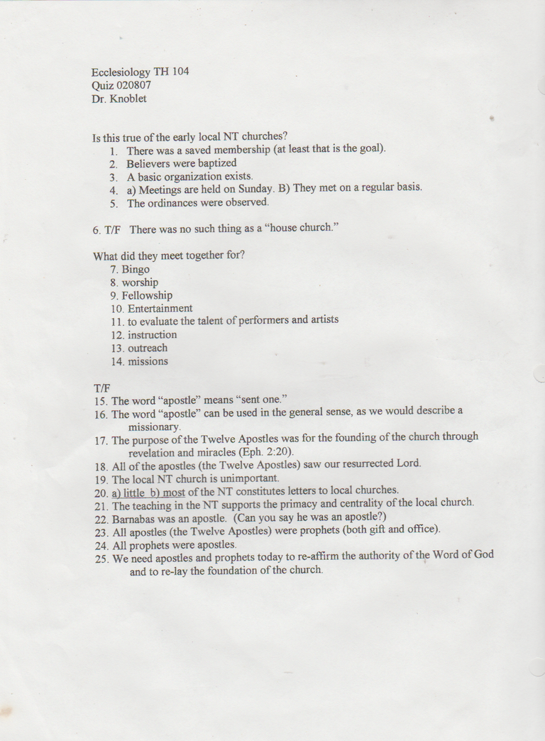 2007-02-08 - Ecclesiology TH 104 - Teacher Dr. Knoblet, quiz.png