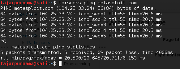 Figure 2.2 Ping metasploit.com in Linux terminal.png