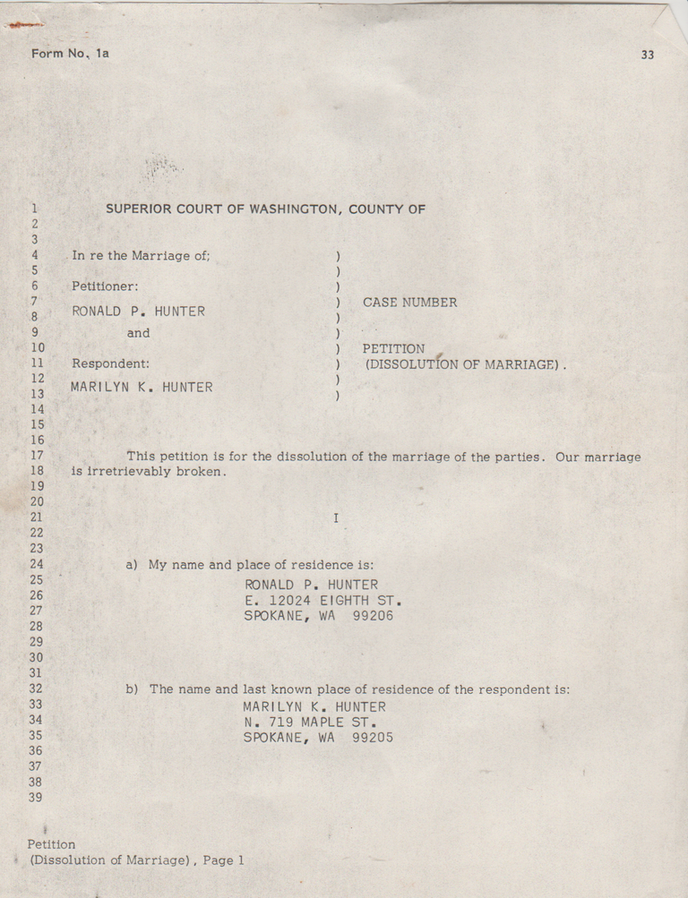 1977-04-14 - Thursday - Ron Hunter & Marilyn Morehead Marriage Dissolution-01.png