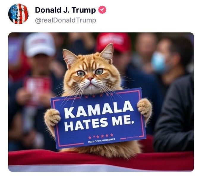 Trump Kamala Harris Cats Hate GXVa_VSbgAIxOET.jpeg