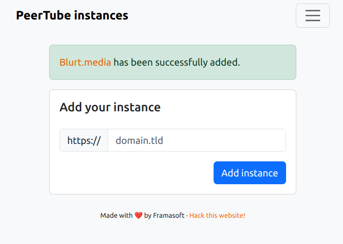 Alternative to Youtube called Blurt.media