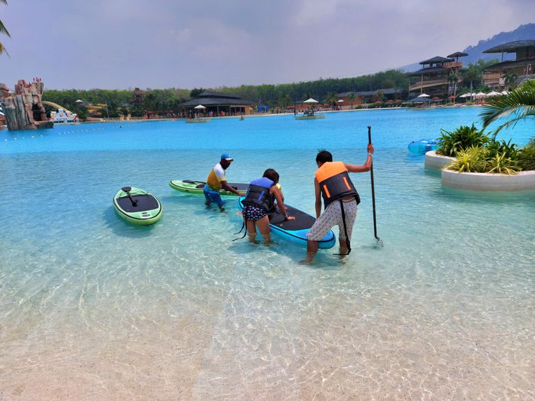 Getting Ready to Paddle