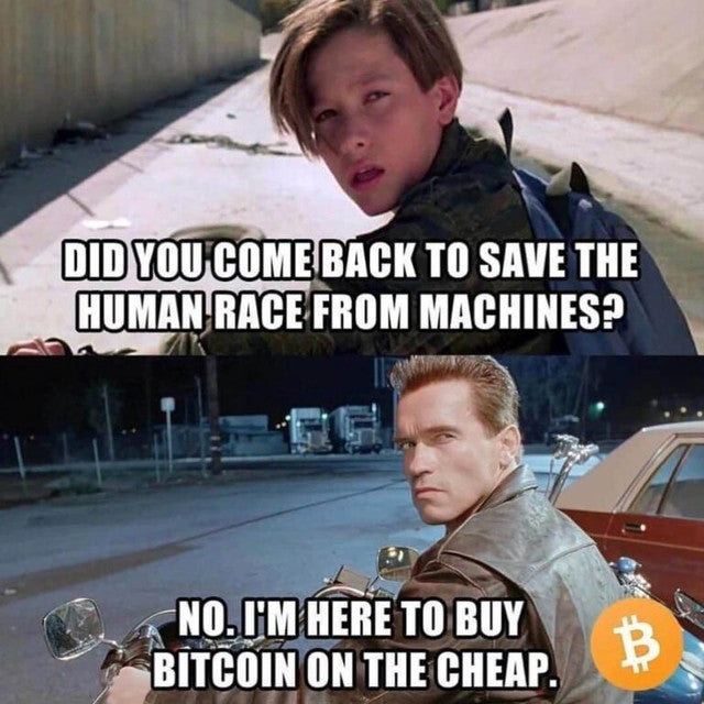 I am here to buy bitcoin on the cheap