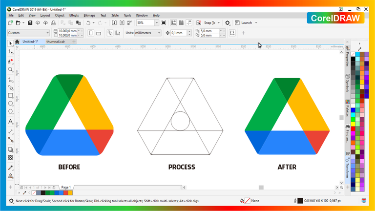 thumnail Desain Logo Google Drive dan Icon Google Drive.png