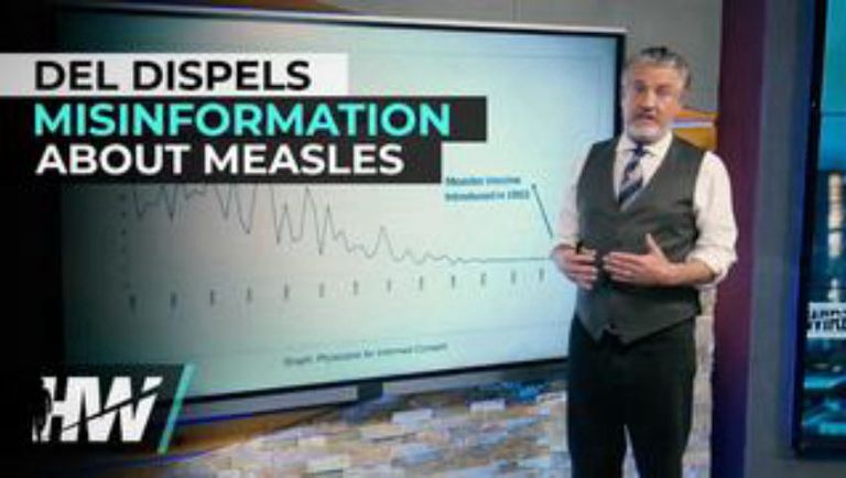 DEL DISPELS MISINFORMATION ABOUT MEASLES