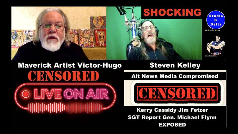 SHOCKING Steven Kelley Victor Hugo CENSORED LIVE Kerry Cassidy Jim Fetzer SGT Report Flynn EXPOSED