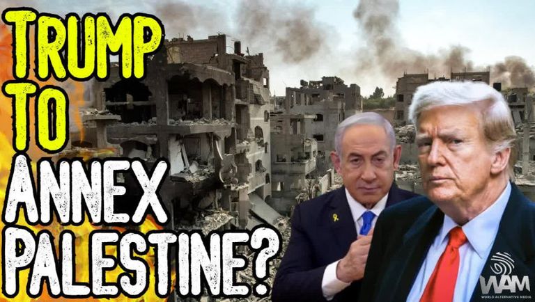 BREAKING: TRUMP TO ANNEX PALESTINE? - Greenlights War With Iran! - Sends Money To Ukraine & Israel!