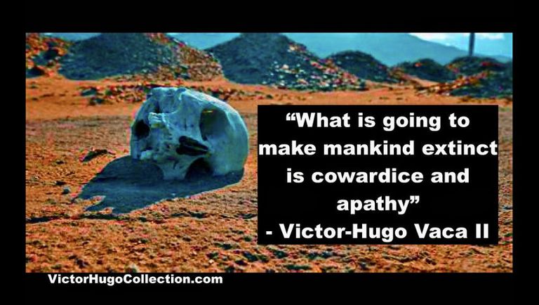 Cowardice Apathy Will Make Mankind Extinct Covid Whistleblower Speaks Out Curtis Griffin Victor Hugo